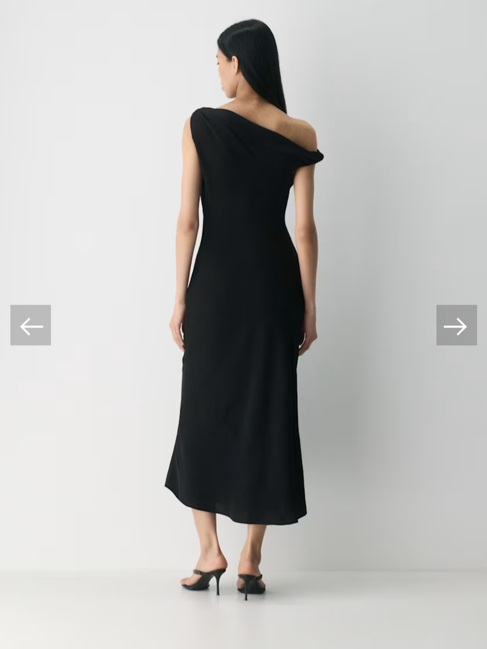 Aritzia Klea Dress One Shoulder Xs $148 - Picture 5 of 7